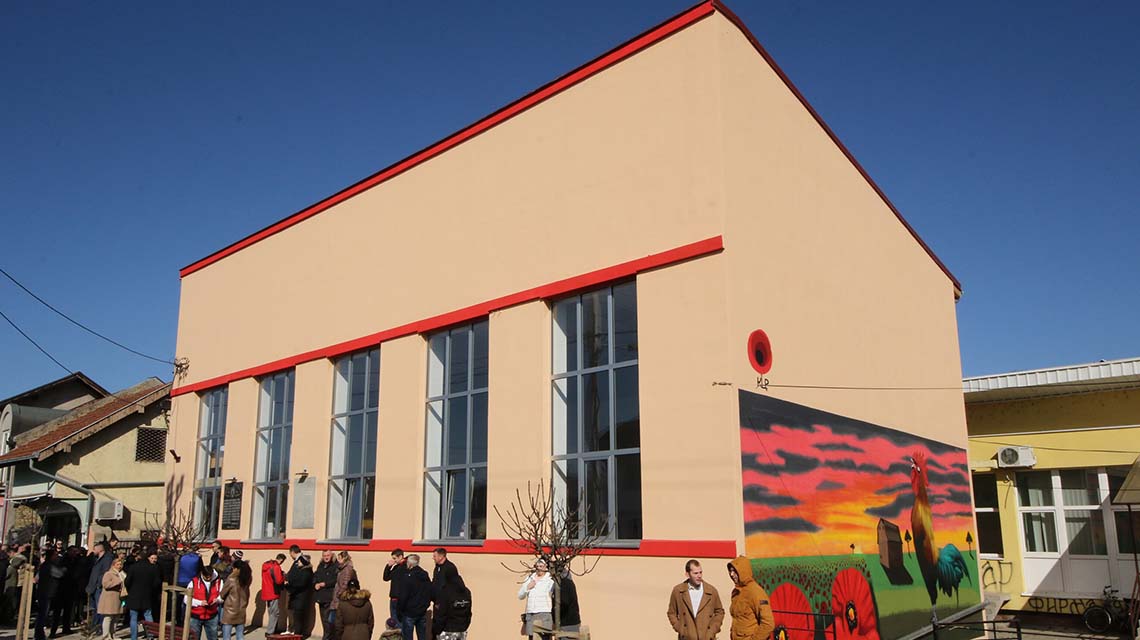 renovated house of culture in rumenka